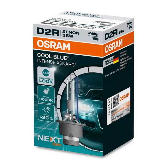 XENON LAMP WITH LED EFFECT 66250CBN 35W P32D-3 4X1 BOX OSRAM