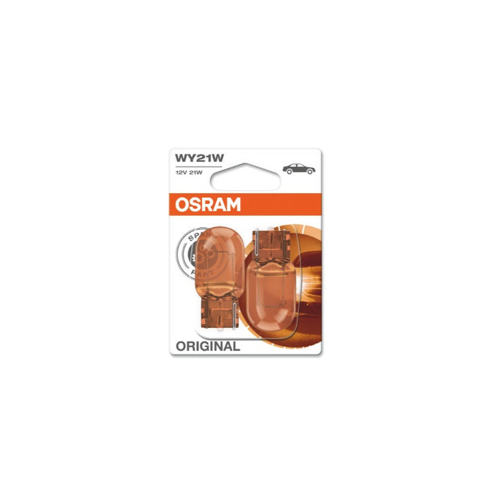 CAR LAMP 7504 WY21W 21W 12V WX3X16D DUOBLISTER OSRAM