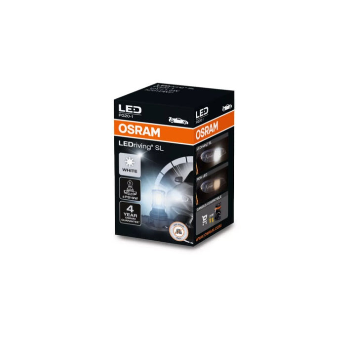 CAR LED LAMP 5201DWP PS19W 1.8W 12V PG20-1 DUOBLISTER