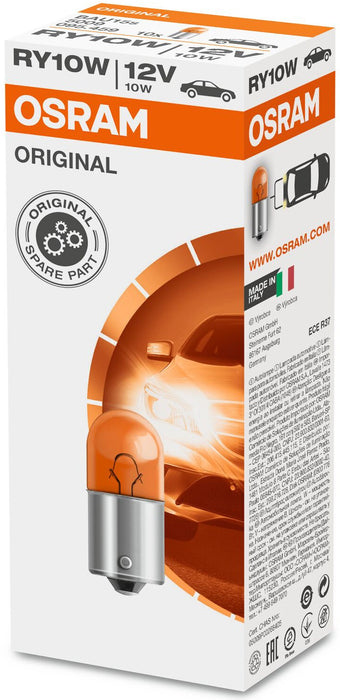 OSRAM ORIGINAL LINE RY10W AMBER 12V CARTON BOX 10 PCS