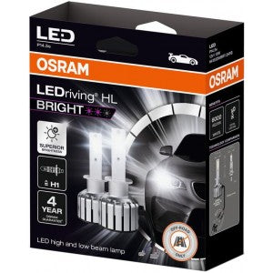 LED bulb (Set of 2pcs) H1 12V 13W P14,5S non-homologated for road use LEDriving HL BRIGHT