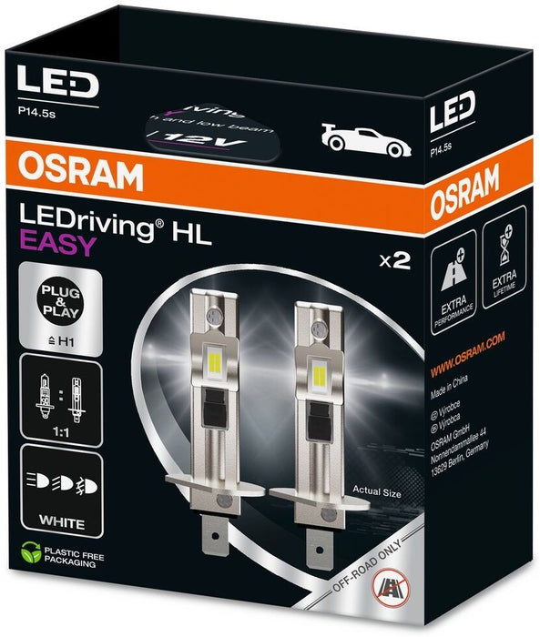 LED AUTO BULBS H1 OSRAM 64150DWESY