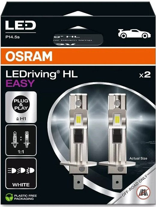 LED AUTO BULBS H1 OSRAM 64150DWESY