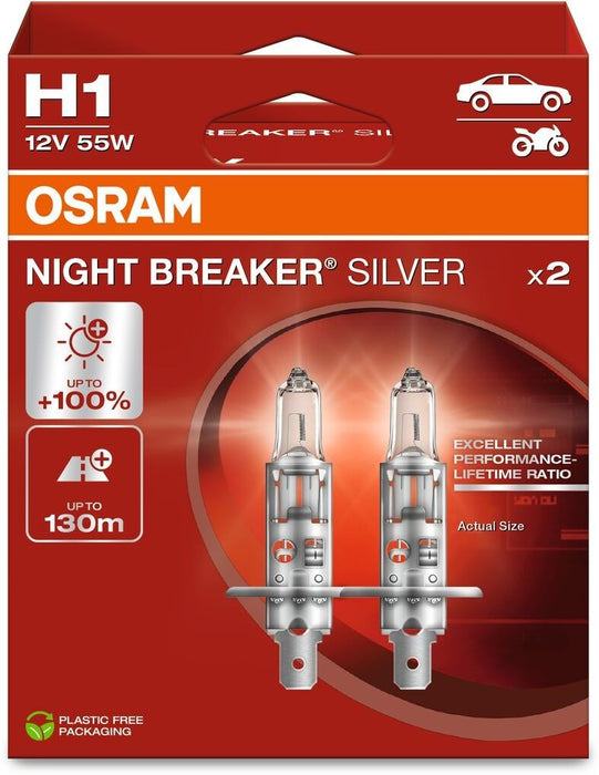 CAR LAMP 64150NBS H1 55W 12V P14.5S DUOBOX OSRAM