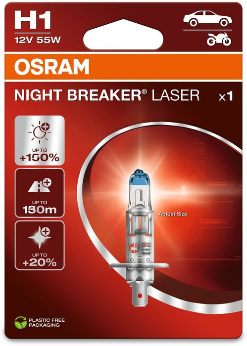 CAR LAMP 64150NL H1 55W 12V P14.5S BLISTER OSRAM