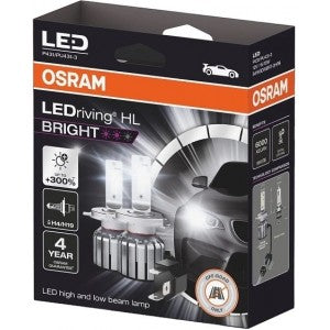LED Bulb (Set of 2pcs) H18/H7 12V 19W PX26D/PY26D-1 non-road approved LEDriving HL BRIGHT