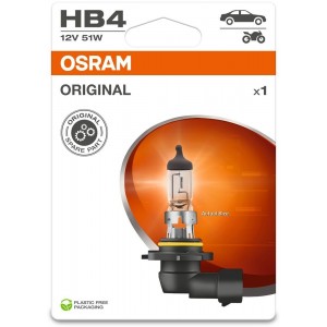 CAR LAMP 9006 HB4 51W 12V P22D BLISTER OSRAM