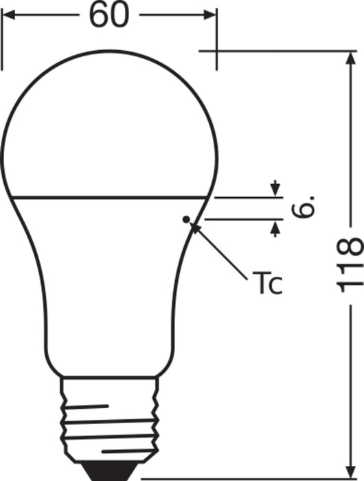 LED BULB OSRAM E27 13W 4000K 1521LM