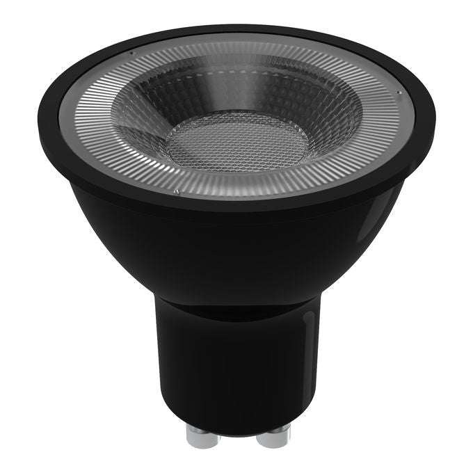 LED LAMP BLACK GU10 120° 4.5W 4000K