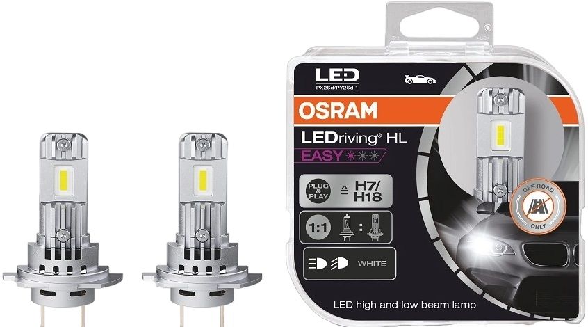 LED AUTO BULBS H7/H18 OSRAM 64210DWESY