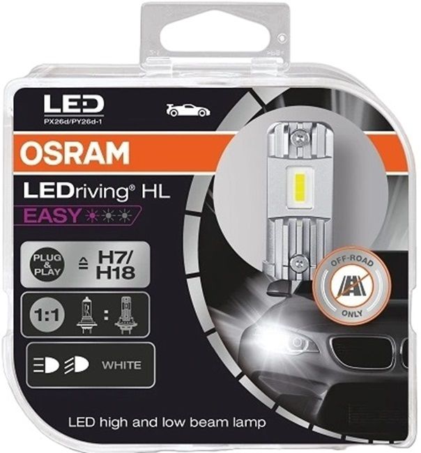 LED AUTO BULBS H7/H18 OSRAM 64210DWESY