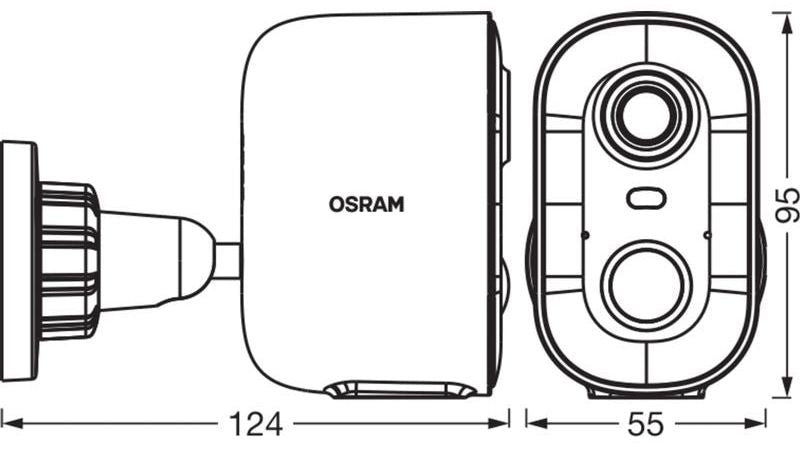 OSRAM SMART CAMERA WITH SOLAR PANEL