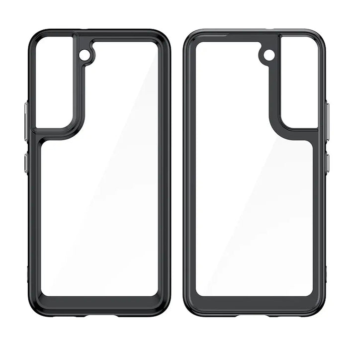 Outer Space Case Cover for Samsung Galaxy S22 + (S22 Plus) Hard Cover with Gel Frame Black - Cell phone cases