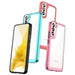 Outer Space Case Cover for Samsung Galaxy S22 + (S22 Plus) Hard Cover with Gel Frame Black - Cell phone cases