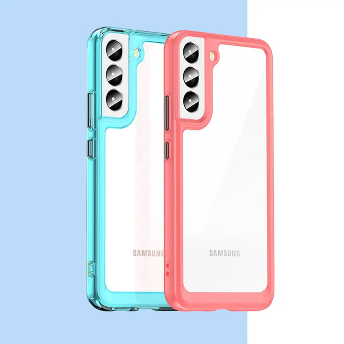 Outer Space Case Cover for Samsung Galaxy S22 + (S22 Plus) Hard Cover with Gel Frame Black - Cell phone cases