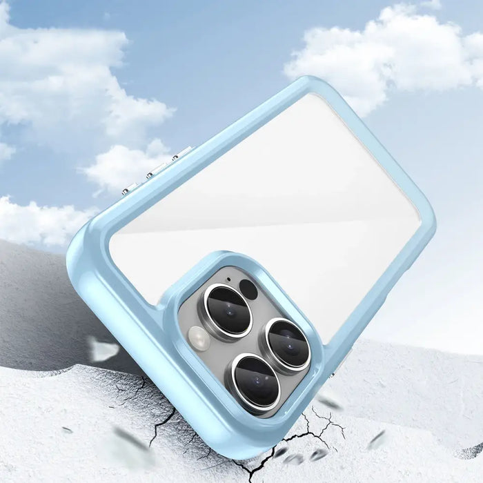 Outer Space Case for iPhone 16e Flexible Frame Cover - Blue - Cell phone cases and covers<<<HurtelXML