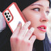 Outer Space Case for Samsung Galaxy A33 5G cover with a flexible frame red - Cell phone cases and covers<<<HurtelXML