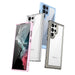 Outer Space Case Case for Samsung Galaxy S22 Ultra Hard Cover with Gel Frame Red - Cell phone cases