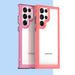 Outer Space Case Case for Samsung Galaxy S22 Ultra Hard Cover with Gel Frame Red - Cell phone cases