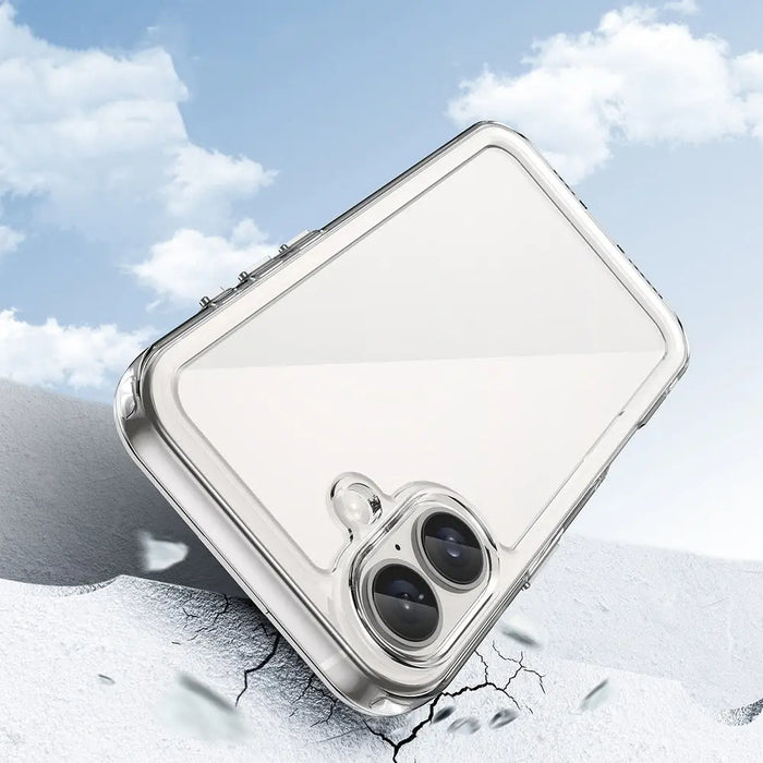 Outer Space Case with Gel Frame for iPhone 16 - Clear - Cell phone cases and covers<<<HurtelXML