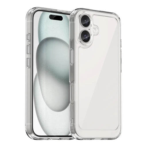 Outer Space Case with Gel Frame for iPhone 16 Plus - Clear - Cell phone cases and covers<<<HurtelXML