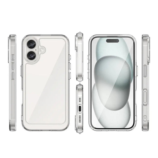 Outer Space Case with Gel Frame for iPhone 16 Plus - Clear - Cell phone cases and covers<<<HurtelXML