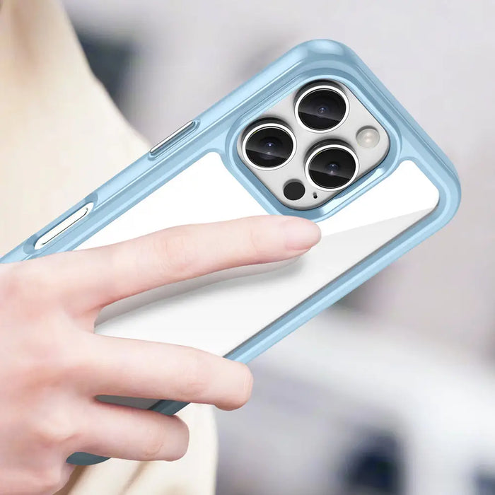 Outer Space Case with Gel Frame for iPhone 16 Pro - Blue - Cell phone cases and covers<<<HurtelXML
