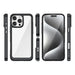 Outer Space Case with Gel Frame for iPhone 16 Pro Max - Black - Cell phone cases and covers<<<HurtelXML