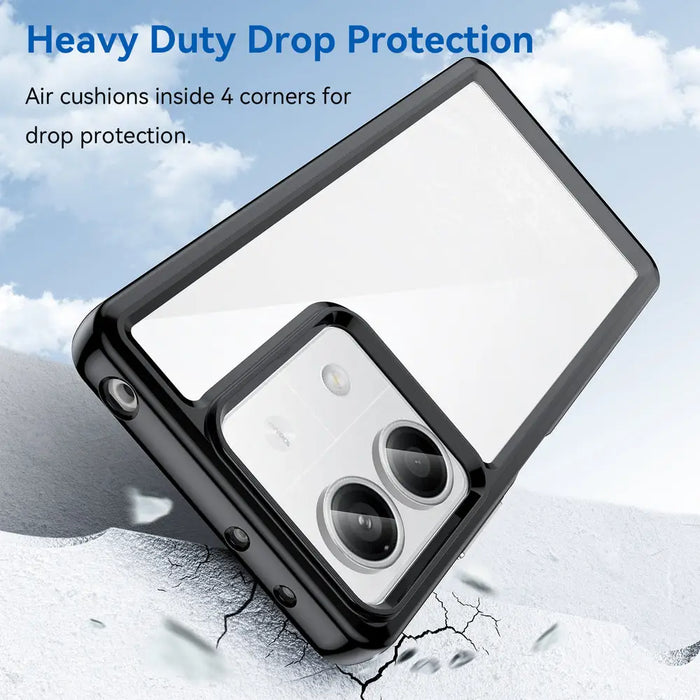 Outer Space Case with gel frame for Xiaomi Redmi Note 13 Pro+ - black - Cell phone cases and covers<<<HurtelXML