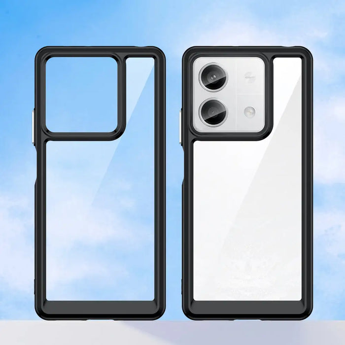 Outer Space Case with gel frame for Xiaomi Redmi Note 13 Pro - black - Cell phone cases and covers<<<HurtelXML