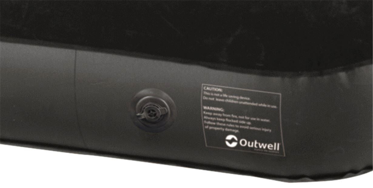 Outwell Classic Single inflatable mattress, black and grey