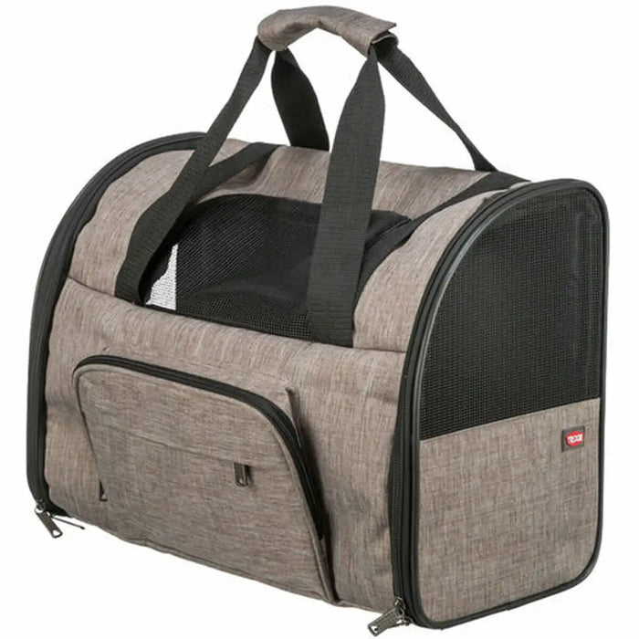 Over the Shoulder Pet Handbag Trixie Brown Beige 41 × 30 × 21 cm - Домашни Животни<<<Дом Градина<<<BigBuy&&&Пътуване и