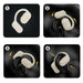 OWS Dudao U4A Bluetooth 5.3 IPX5 business headset - white - Headphones and speakers<<<HurtelXML