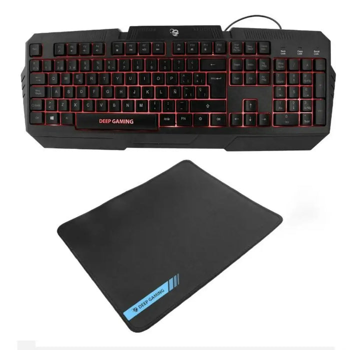 Pack Gaming DeepGaming Black Spanish Qwerty - Електроника Периферни и резервни части<<<Компютри|