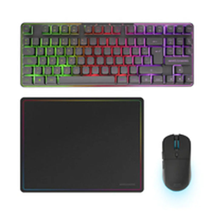 Pack Gaming Mars Gaming MCPWTKLES - Компютър Игри<<<Компютри| Електроника<<<BigBuy&&&Гейминг Мишка и Подложка за