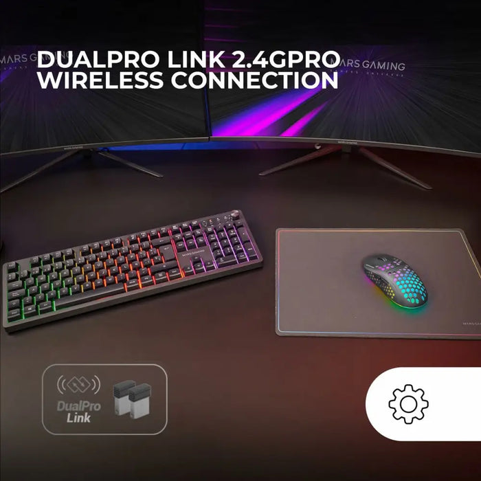 Pack Gaming Mars Gaming MCPWXES - Компютър Игри<<<Компютри| Електроника<<<BigBuy&&&Гейминг Мишка и Подложка за