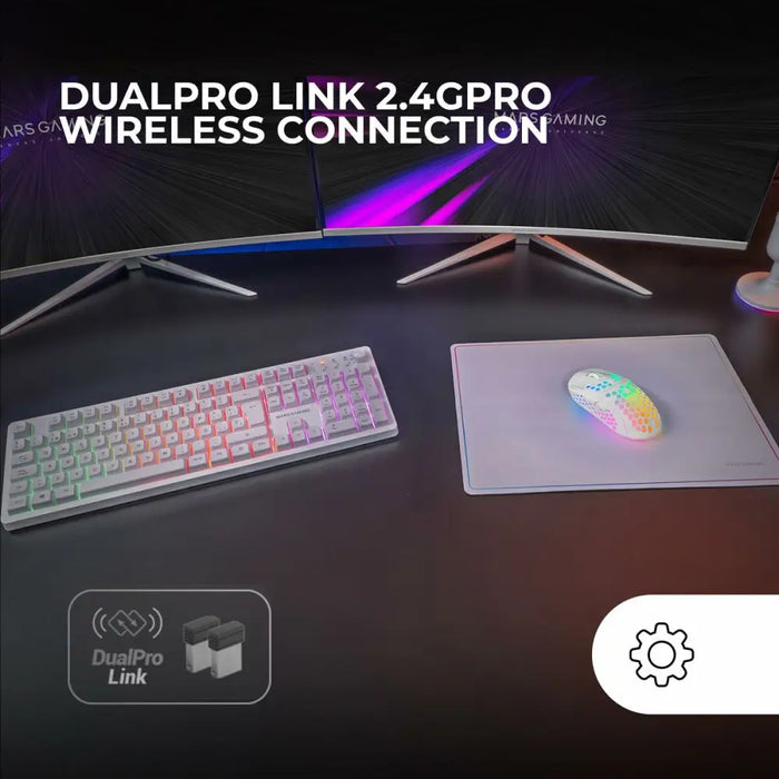 Pack Gaming Mars Gaming MCPWXWES - Компютър Игри<<<Компютри| Електроника<<<BigBuy&&&Гейминг Мишка и Подложка за