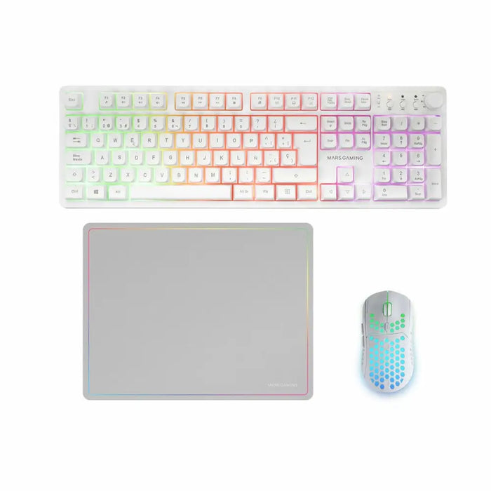 Pack Gaming Mars Gaming MCPWXWES - Компютър Игри<<<Компютри| Електроника<<<BigBuy&&&Гейминг Мишка и Подложка за