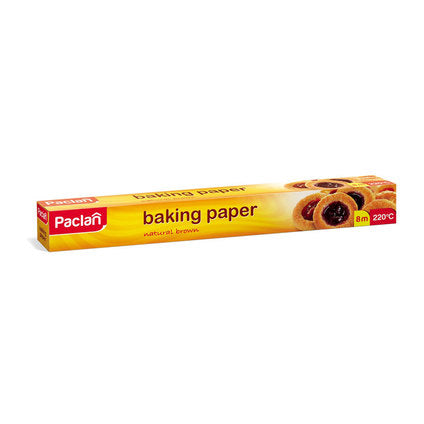 BAKING PAPER BROWN 8MX 38CM SILICONIZED ON TWO SIDES PACLAN