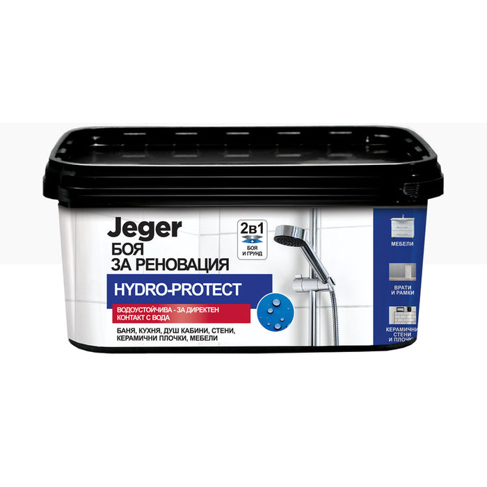 PAINT FOR RENOVATION HYDRO-PROTECT WHITE 2 L JEGER - Алкидни и водоразтворими<<<Бои за метал и дърво<<<Бои и