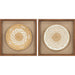Painting 3D Home ESPRIT Jute Pinewood 35 x 3,6 x 35 cm - Декорация и Осветление<<<Дом Градина<<<BigBuy&&&Картини и