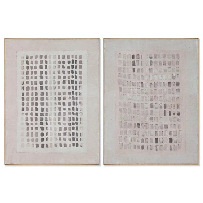 Painting 3D Home ESPRIT Jute polystyrene 90 x 4 x 120 cm - Декорация и Осветление<<<Дом Градина<<<BigBuy&&&Картини и