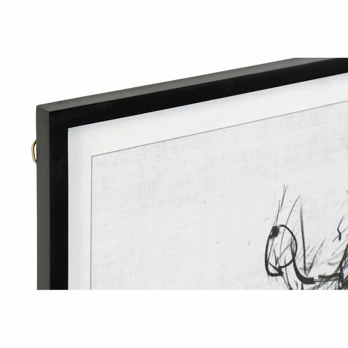 Painting DKD Home Decor 70 x 2,5 x 90 cm Lady Modern (2 Units) - Декорация и Осветление<<<Дом