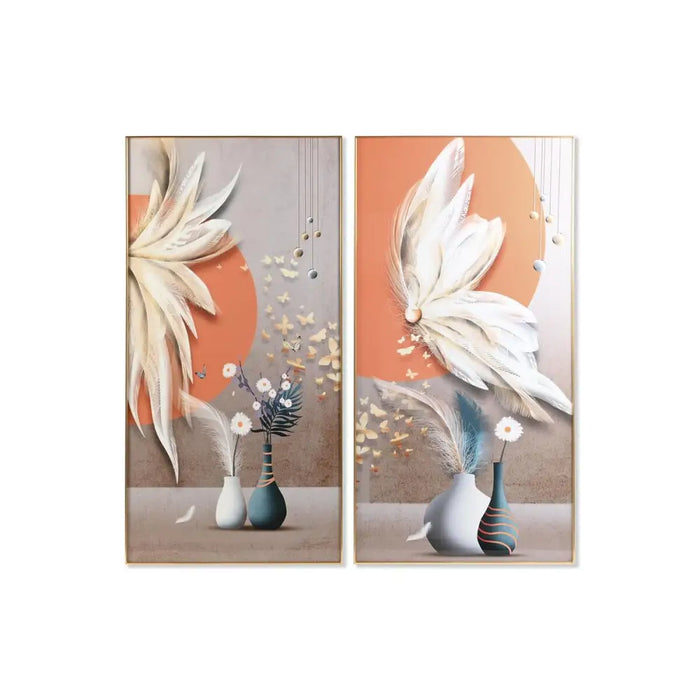 Painting DKD Home Decor Aluminium MDF Wood 80 x 3 x 160 cm - Картини и плакати<<<Декорация и Осветление<<<Дом