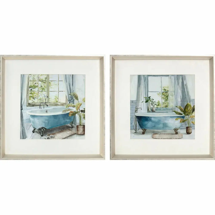 Painting DKD Home Decor Crystal MDF Wood 32 x 2,5 x 32 cm 32 x 2,3 x 32 cm - Декорация и Осветление<<<Дом