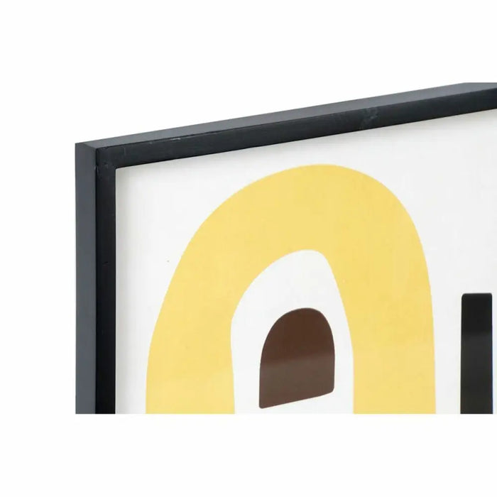 Painting DKD Home Decor Crystal MDF Wood 40 x 2,5 x 50 cm (4 Pieces) - Декорация и Осветление<<<Дом