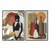Painting DKD Home Decor polystyrene Canvas 52,5 x 2,7 x 72,5 cm (2 Pieces) - Декорация и Осветление<<<Дом