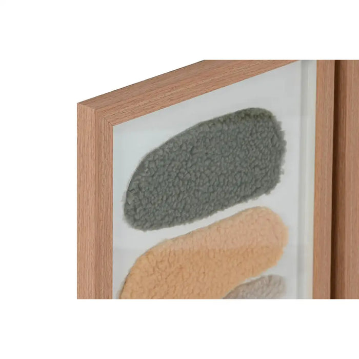 Painting Home ESPRIT Abstract Urban 30 x 2,5 x 40 cm (2 Units) - Декорация и Осветление<<<Дом