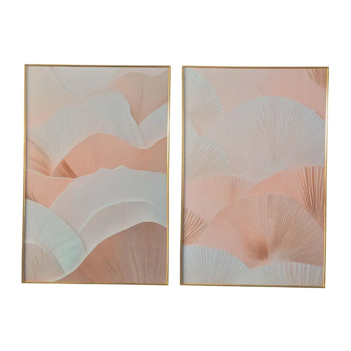 Painting Home ESPRIT Aluminium MDF Wood 80 x 3,5 x 120 cm - Декорация и Осветление<<<Дом Градина<<<BigBuy&&&Картини и