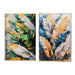 Painting Home ESPRIT Aluminium MDF Wood 80 x 3,5 x 120 cm - Декорация и Осветление<<<Дом Градина<<<BigBuy&&&Картини и